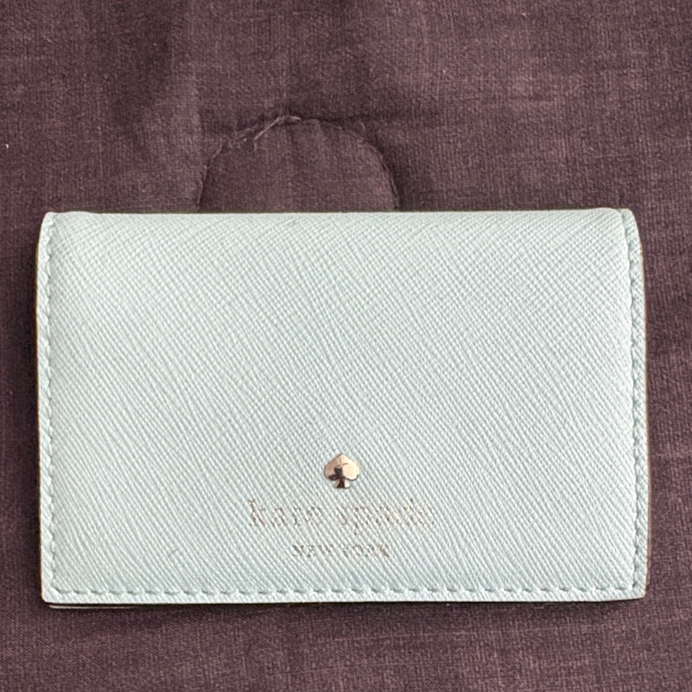 Kate Spade Mint Green Card Holder